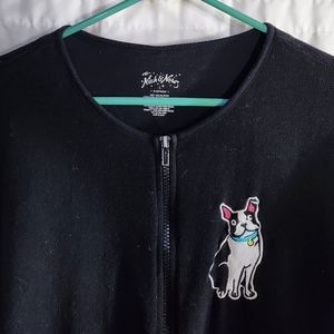 Nick & Nora Women's Size L Fleece Footy Jumper